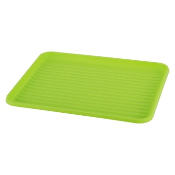 Зелена сушарка для посуду 37*33*13,5 см з піддоном Kamille