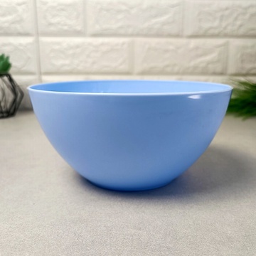 Кругла салатна миска із харчового пластику 2.5 л Харків Полімерагро