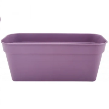 Фіолетовий дренажний балконний ящик-вазон 60*18см 12л, Алеана Глорія Алеана