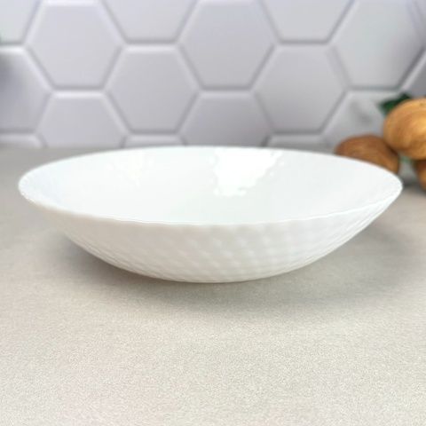 Белая тарелка для первых блюд Luminarc Pampille White Luminarc