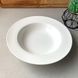 Тарілка глибока порцелянова HLS Extra white 400 мл (A7009)