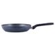 Сковорідка 24 см з антипригарним покриттям чорний мармур з алюмінію для індукції