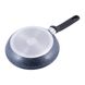 Сковорідка 24 см з антипригарним покриттям чорний мармур з алюмінію для індукції