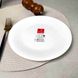 Плоска закусочна тарілка без бортів 20 см Bormioli Rocco WHITE MOON