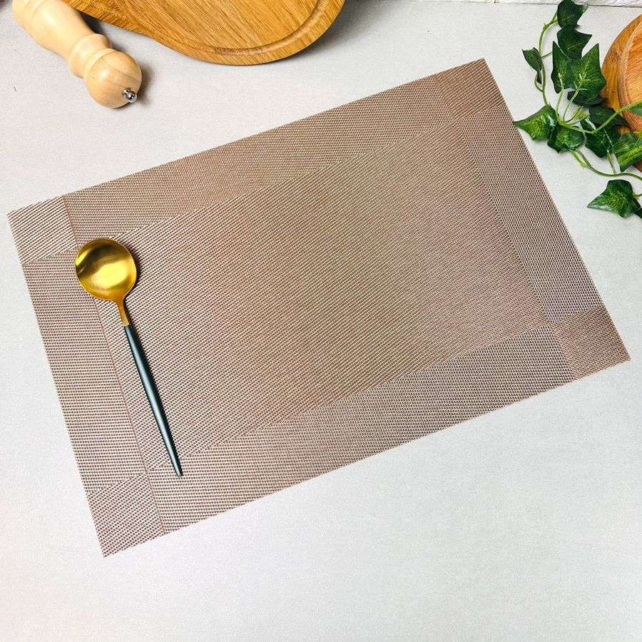 Сервірувальний бронзовий килимок Борт, сет на стіл 30х45см (7-Б) Hell