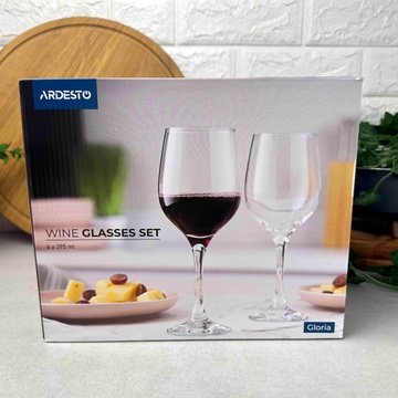 Набор бокалов для вина 395 мл 6 шт ARDESTO Gloria Ardesto