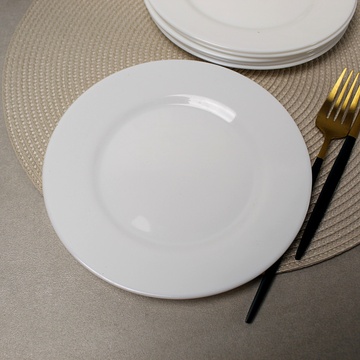 Тарілка десертна з білої склокераміки Luminarc Everyday 190 мм (G0565) Luminarc