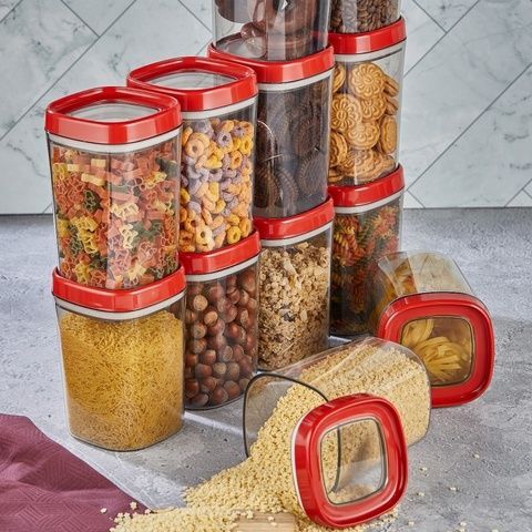 Пластиковый ёмкость для хранения продуктов 1 л M-ESK-0002 Dunya Plastik