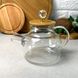 Заварочный стеклянный чайник для плиты 1 л Crystal