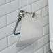 Хромований настінний тримач для туалетного паперу з кришкою, туалетний папероутримувач VERA