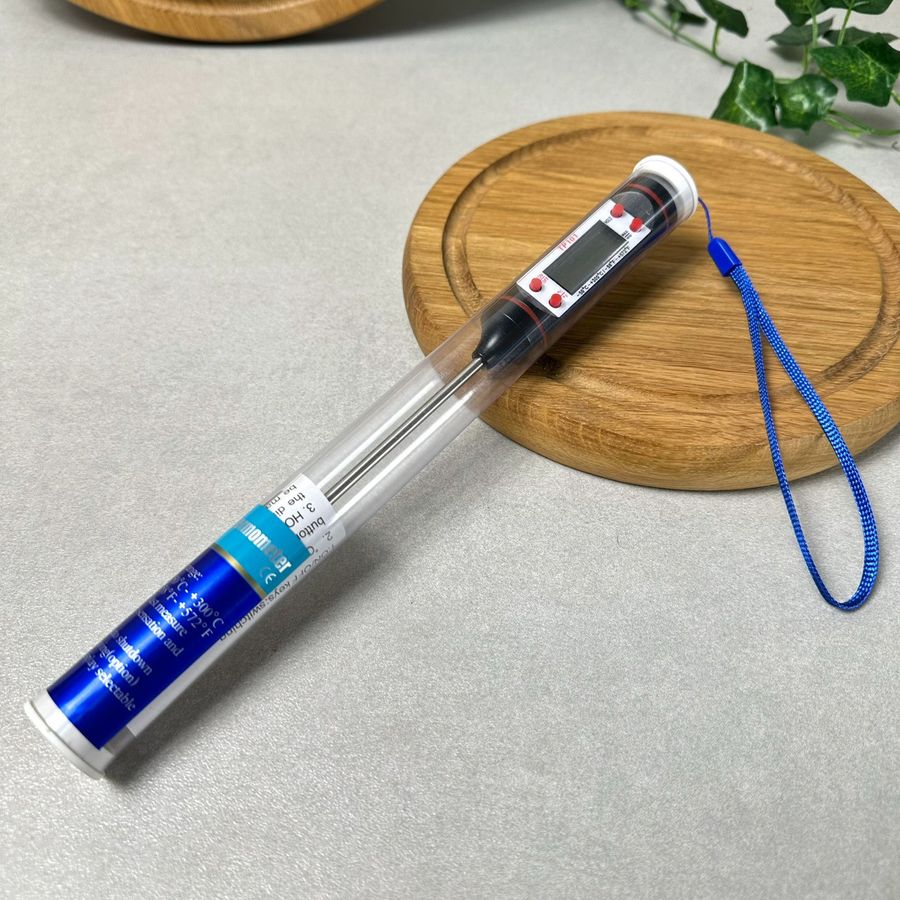 Термометр голчастий цифровий 23.5 см у колбі ТР-101 Без бренда
