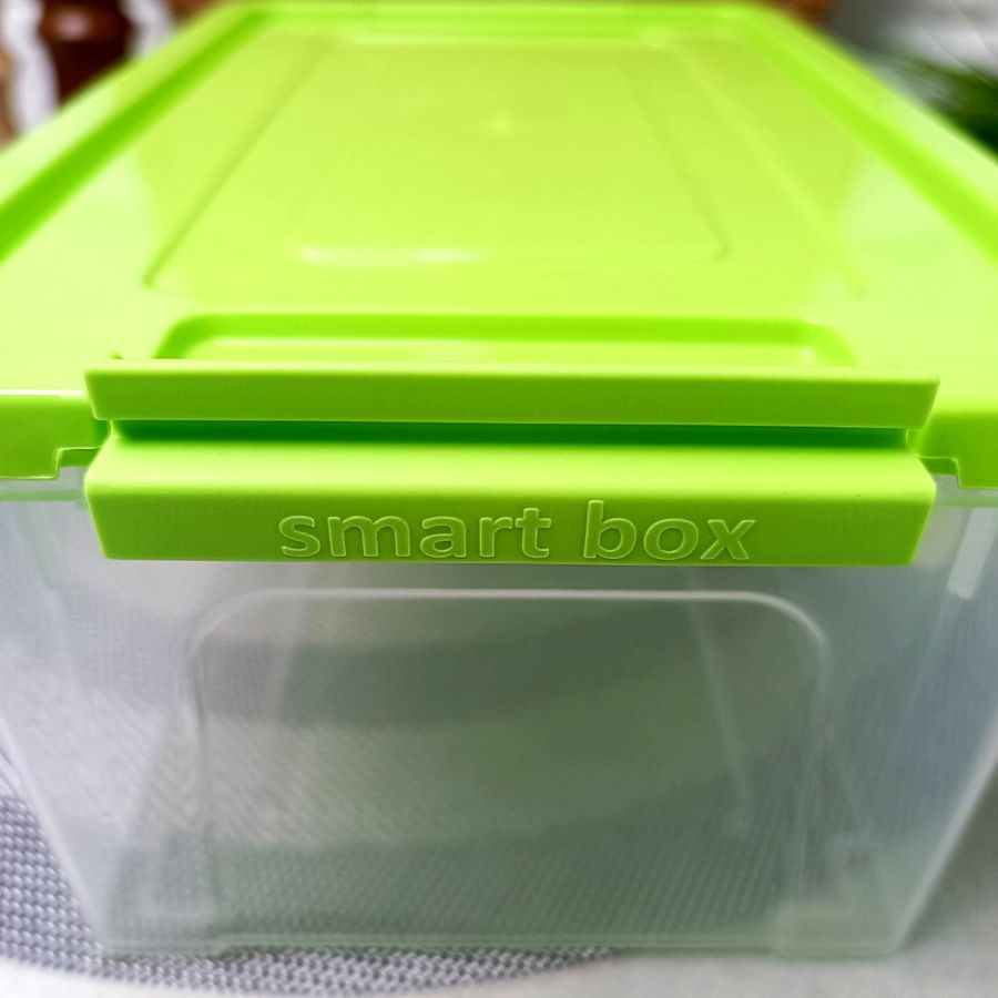 Большой контейнер с крышкой для хранения 7.9 л Smart Box Practice Алеана