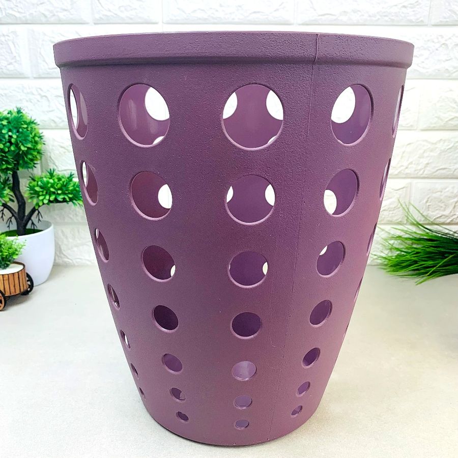 Пластиковий кошик для паперу з 13,5 л Євро Фіолетова Алеана