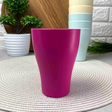 Пластиковый стакан 250мл Розовый Алеана Алеана