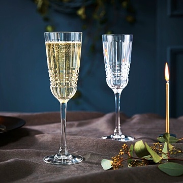Набір келихів для шампанського з кришталевого скла Cristal D`Arques Rendez-Vous 170 мл (L8234) Cristal d'Arques
