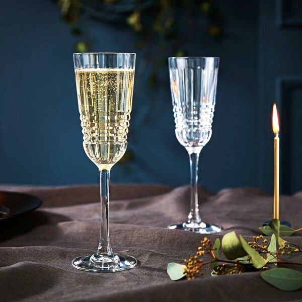Набор бокалов для шампанского из хрустального стекла Cristal D`Arques Rendez-Vous 170 мл (L8234) Cristal d'Arques