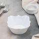 Білий фігурний салатник Authentic White 12 см (J1301)