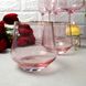 Набір рожевих склянок із золотим обідком 2 шт 400 мл Рожевий серпанок