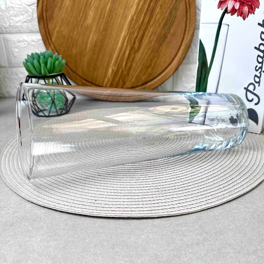 Конусна скляна ваза 26 см Pasabahce Flora Pasabahce