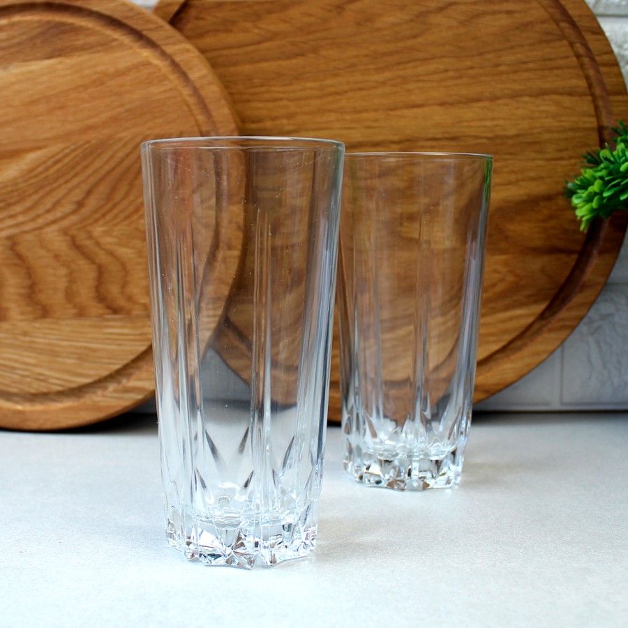 Набір високих скляних склянок Pasabahce Карат 335 мл 6 шт (52888) Pasabahce