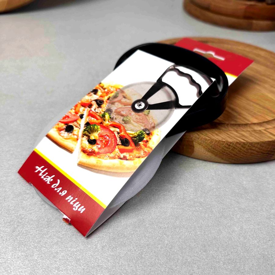 Нож для теста и пиццы с треугольной ручкой Без бренда