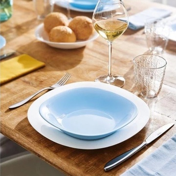 Бирюзовая глубокая тарелка для первых блюд Luminarc Carine Light Blue 200 мм (P4250) Luminarc