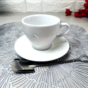 Чашка для чая с блюдцем фарфоровая 200 мл Lubiana Паула (1702/1712) Lubiana