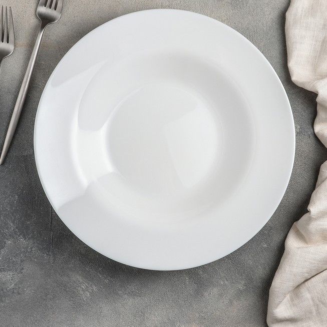 Белая тарелка для пасты Luminarc Friend Time 285 мм (C8018) Luminarc
