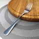 Обідня вилка з нержавіючої сталі 20.2 см, гладкі столові прилади