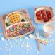 Бамбуковий посуд для дітей в наборі 5 предметів Фламинго HLS (4309)