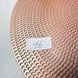 Кругла бронзова сервірочна серветка під тарілку 38 см Силікон (КС-16)
