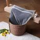 Мешок для стирки на молнии 35х50 см Eco Fabric (5508),трикотажная сетка