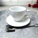 Чашка для чая с блюдцем фарфоровая 200 мл Lubiana Паула (1702/1712)