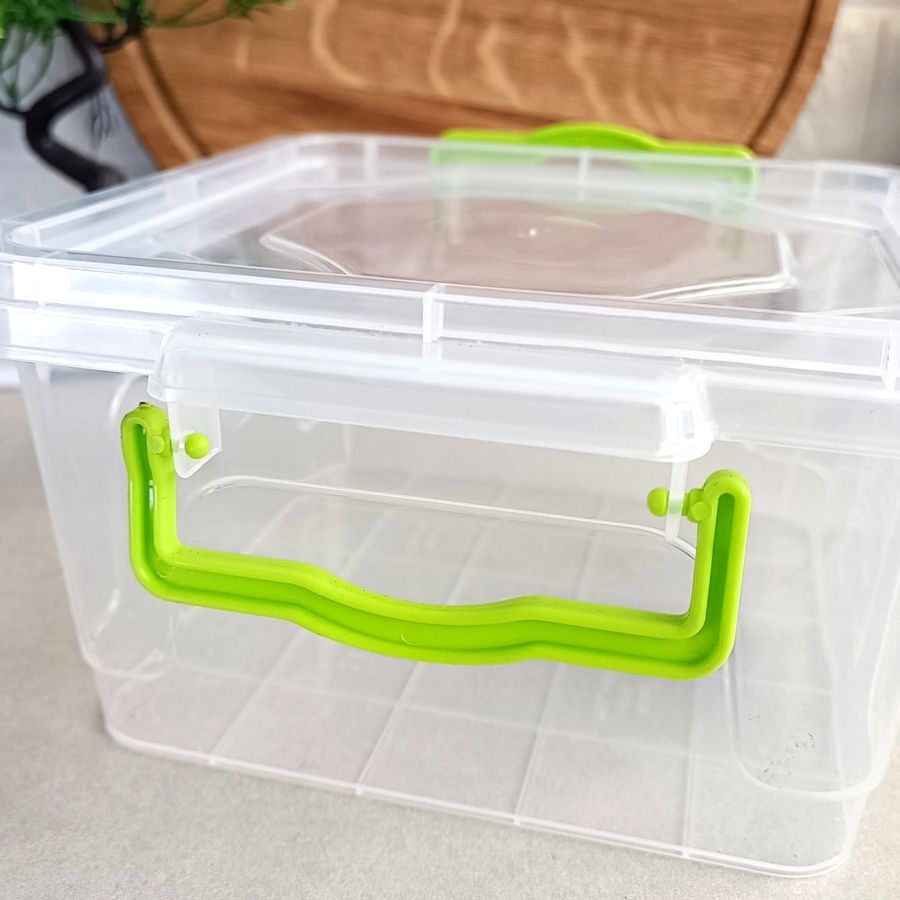 Объемный термостойкий пищевой контейнер 2.4, Ал-пластик Ал-Пластик