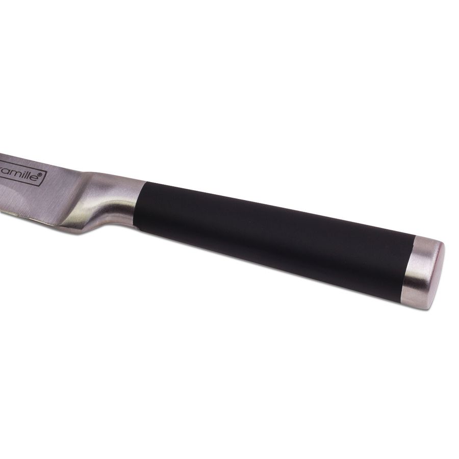Ніж універсальний Kamille з нержавіючої сталі з порожнистими ручками "soft tou(лезо 12см, рукоятка 11.5 см) Kamille