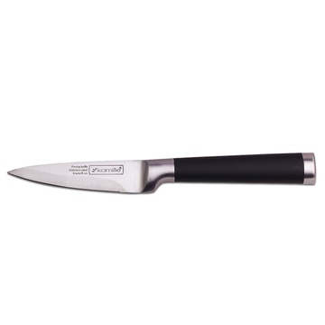 Нож кухонный для чистки овощей из нержавеющей стали с полыми ручками "soft touсh" Kamille