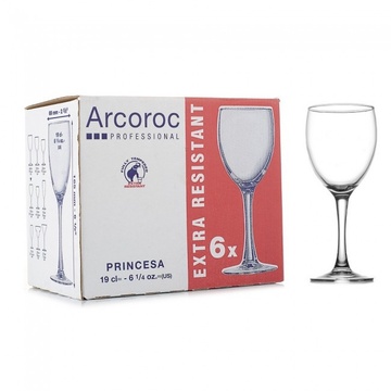 Набір келихів для білого вина скляних Arcoroc Princesa 190 мл (G4161) Arcoroc