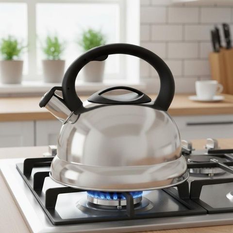 Чайник из нержавеющей стали 3 л со свистком 1334-WK A-PLUS A-plus
