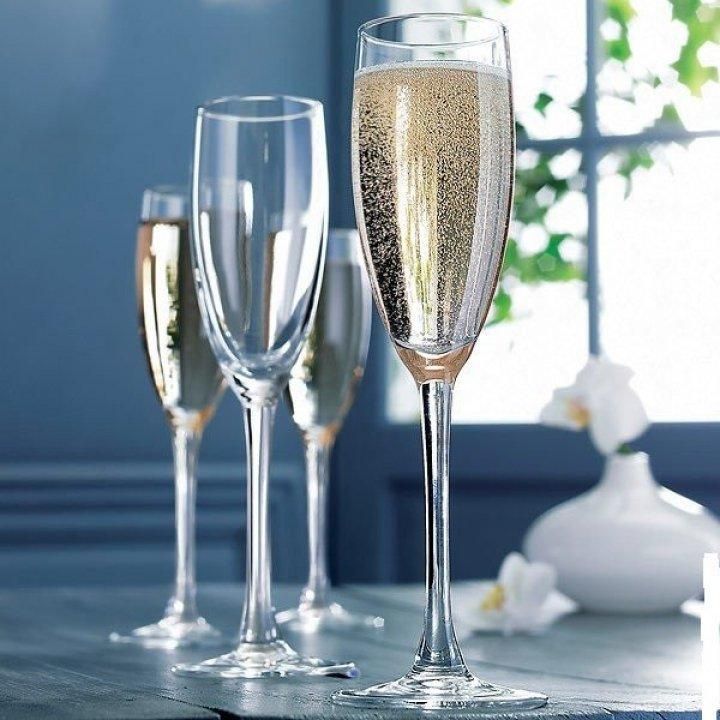 Бокал-флюте стеклянный для шампанского Arcoroc "Эталон" 170 мл (J3903) Arcoroc