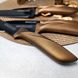 Набір кухонних ножів 6 предметів із нержавіючої сталі на підставці