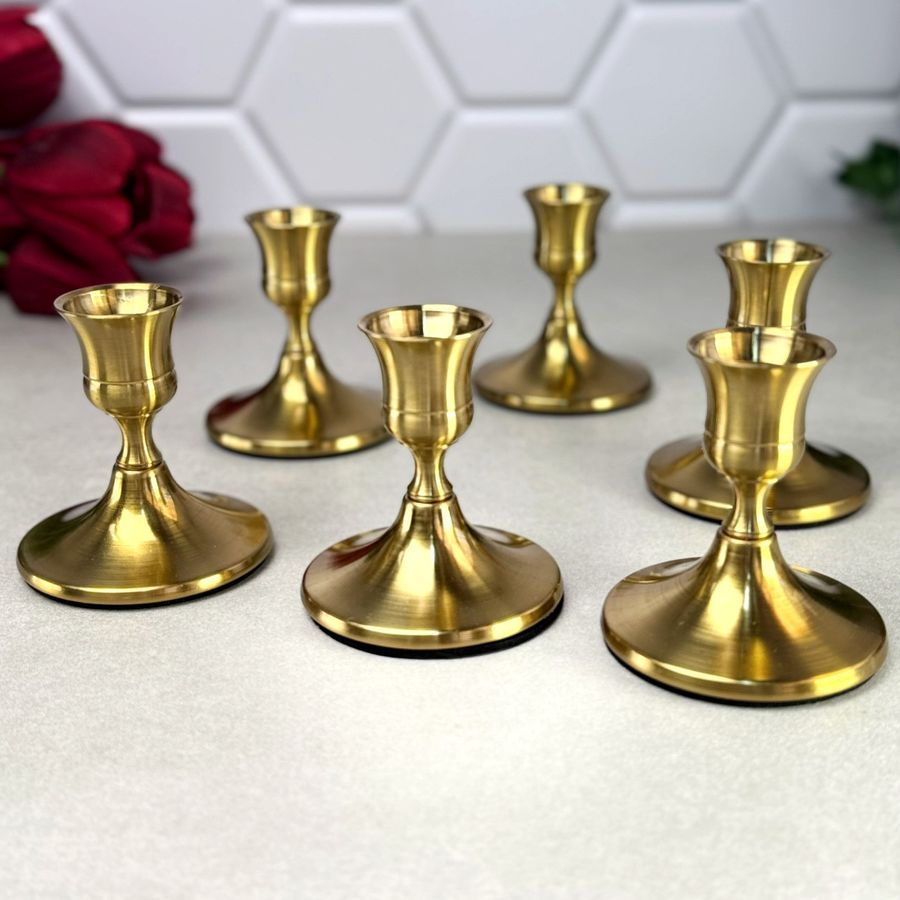 Металлические подсвечники 6 шт Markize Gold Без бренда