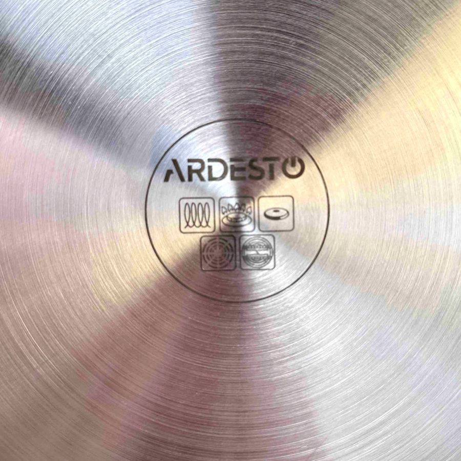 Велика каструля із нержавіючої сталі 2.3л Ардесто для індукційних плит ARDESTO Gemini Gourmet Ardesto
