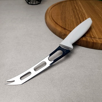 Нож для сыра 273мм Tramontina Plenus Light Grey с белой рукоятью Tramontina