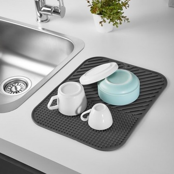 Силіконовий килимок для миття посуду 36*28 см GP-148 Rose IRAK PLASTIK