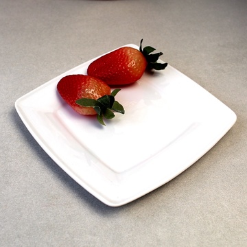 Тарелка квадратная фарфоровая, квадратная посуда для ресторанов Lubiana Victoria 160х160 мм (2727) Lubiana