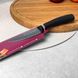 Черный овощной нож 8.5 см с ручкой Soft-touch Oscar Grand