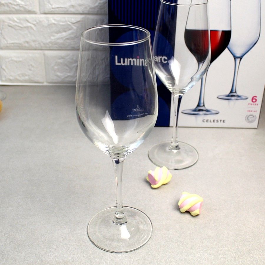 Набір келихів для вина Luminarc Celeste 450 мл 6 шт (L5832) Luminarc