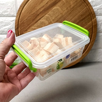 Пластиковый бокс для хранения пищи 0.55л с крышкой Народный продукт