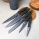 Набор гранитных ножей 6 предметов на Серой подставке Bohmann