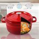 Чугунная кастрюля 2.9 л Красная Ringel Essen для всех видов плит